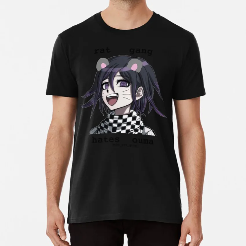 Крыса банда не любит Оума футболка danganronpa kokichi ouma dr крыса банда|Футболки| |