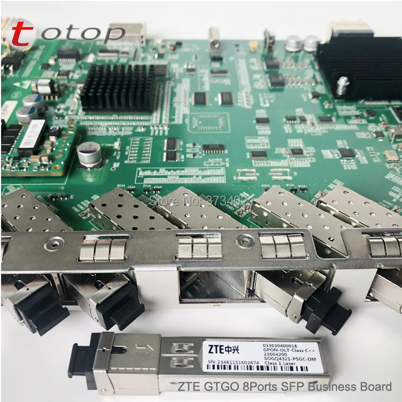 Оригинальный zte GTGO 8 Порт GPON плата с шт C + SFP модули используемые для ZXA10 C300 C320 OLT