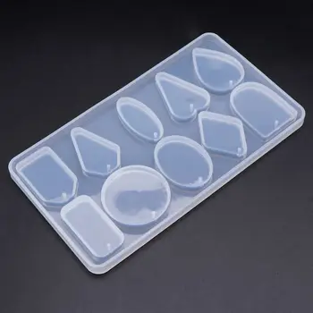 

Silicone Mold DIY Jewelry Making Necklace Pendant Molds Handmade Crafts Geometric Shape Professional Epoxy Resin Gifts Y4QB