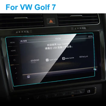 

Car GPS Navigation Screen Protector for Volkswagen VW Golf 7 2018 Auto Interior 9H Tempered Glass Protective Film Accessories