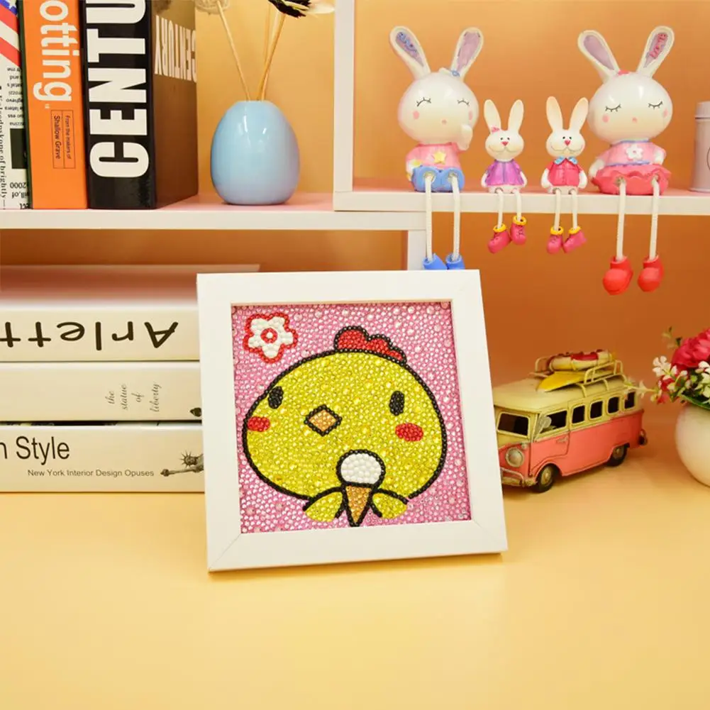 Дети Diy 5d алмазная живопись 12 зодиака мультфильм Алмазная мозаика мозаичный декор, набор шаблон вышивки крестом 6X6 дюймов