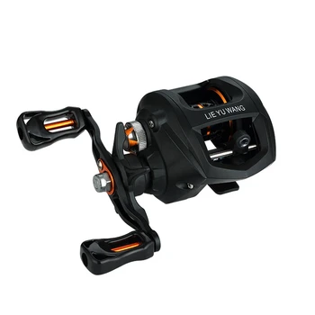 

Metal Bearing Ultralight Baitcasting Reel 6.3:1 Gear Ratio Fresh/Saltwater Fishing Reel Magnetic Dual Brake Ceramic Outlet