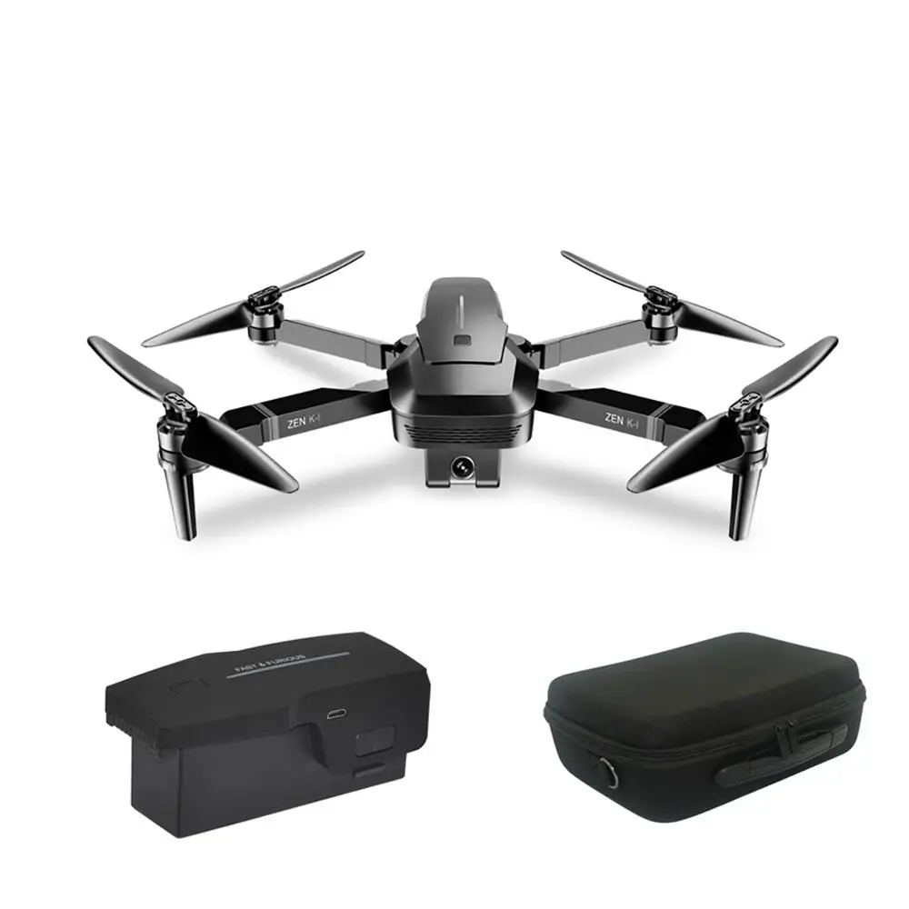VISUO ZEN K1 Двойная камера с оптическим потоком HD Zoom 4K Дрон Складная воздушная камера Квадрокоптер с сумкой для хранения - Цвет: Single battery