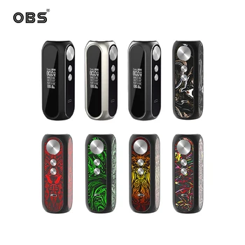 

Original OBS Cube X Mod Powered by Single 18650 Battery 80W Vape Mod E Cigarette Box Vape Obs Cube Mod