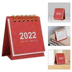 Mini calendrier de bureau 2022 Simple et créatif, 1 pièce 