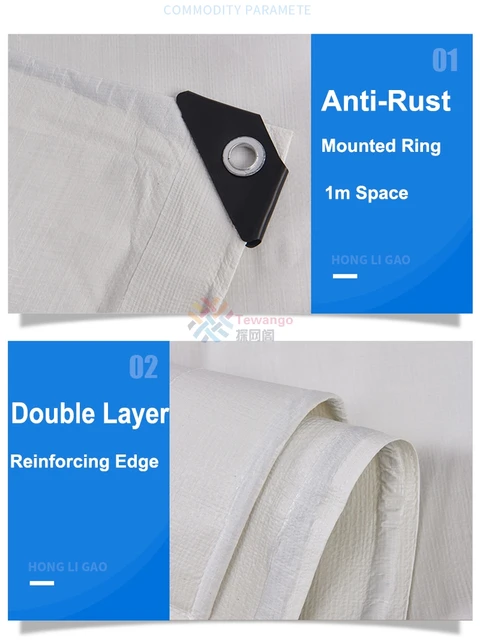 Vela Ombreggiante Impermeabile 1.5x2m - Tenda Da Sole UV 95% Per Giardino, Terrazza E Piscina - Foto 4