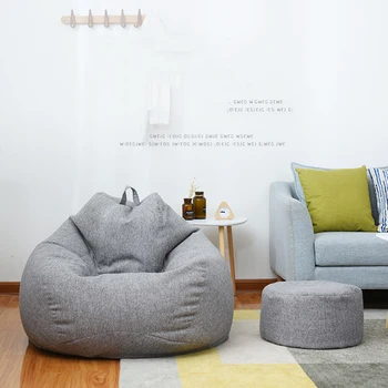 

Large Bean Bags Sofa Cover Without Filler Cushion Living Room Lazy Sofa Cover Convenient and Comfortable