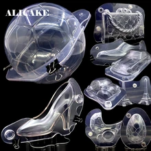 3D формы для шоколада, поликарбонатные пластиковые формы для выпечки, кондитерские инструменты для пекаря, вечерние формы для шоколада, формы для выпечки, набор форм для выпечки