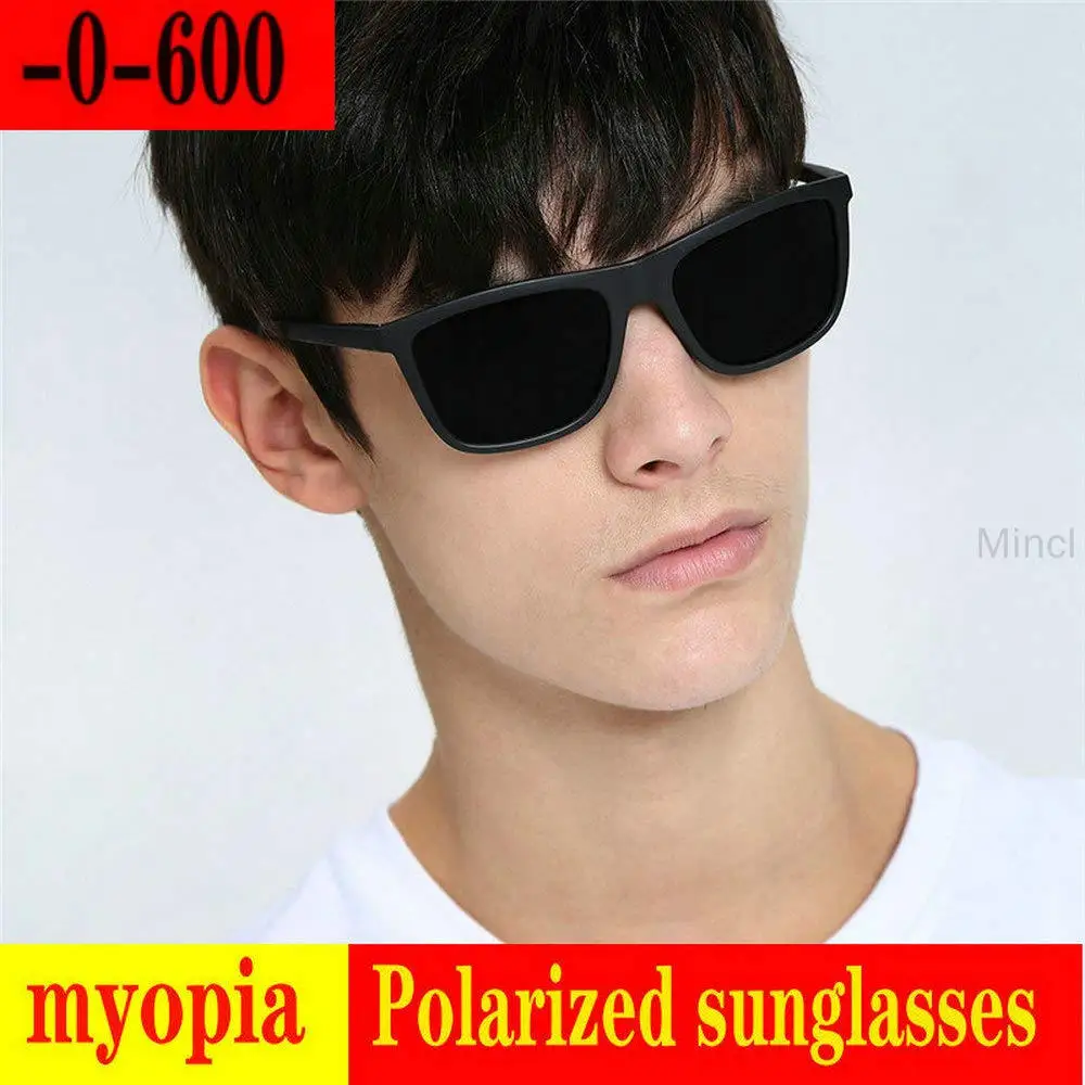 New Men's Finished Myopia Polarized Sunglasses Outdoor Sports