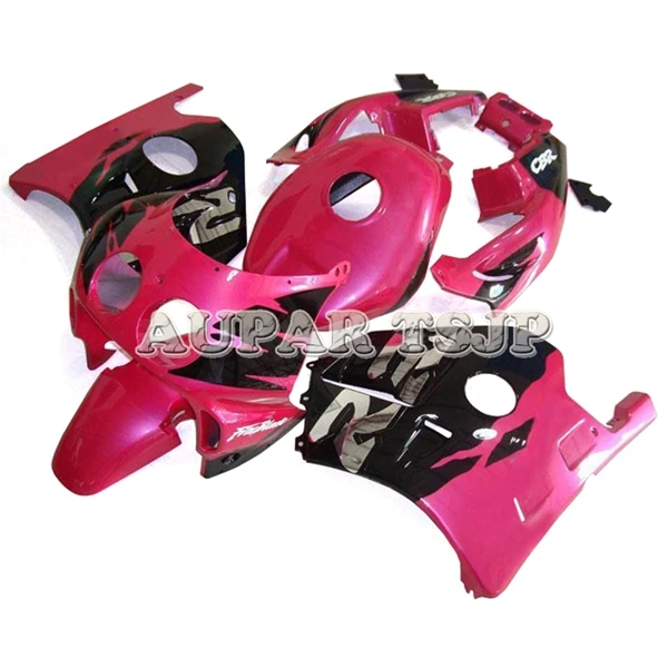 Полные Обтекатели для Honda CBR250RR 1990 1991 1992 1993 1994 кузов впрыска ABS пластик мотоцикл MC22 90 94 Черный Фуксия