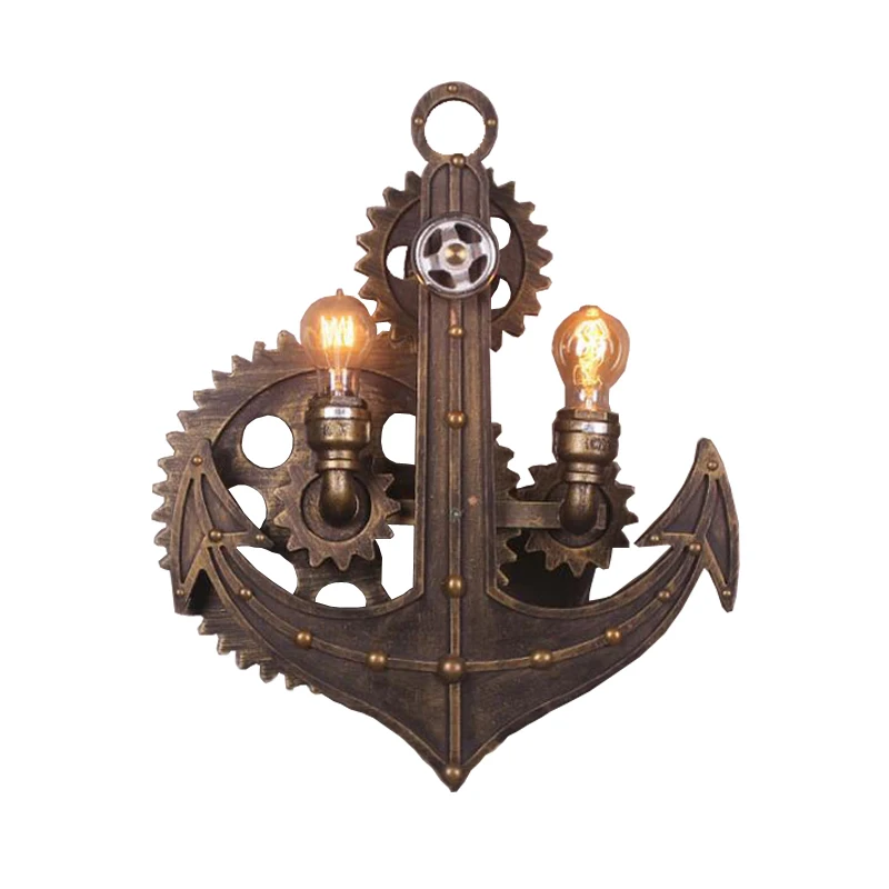 Ретро Настенные светильники винтажные для гостиной ресторана церкви столовой