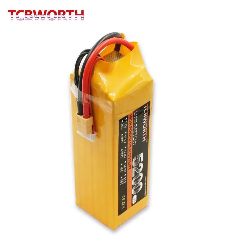 6S RC LiPo батарея 22,2 V 5200mAh 35C 6S RC литий-полимерные батареи для RC модели самолета автомобиля лодки вертолета батареи питания 6S AKKU