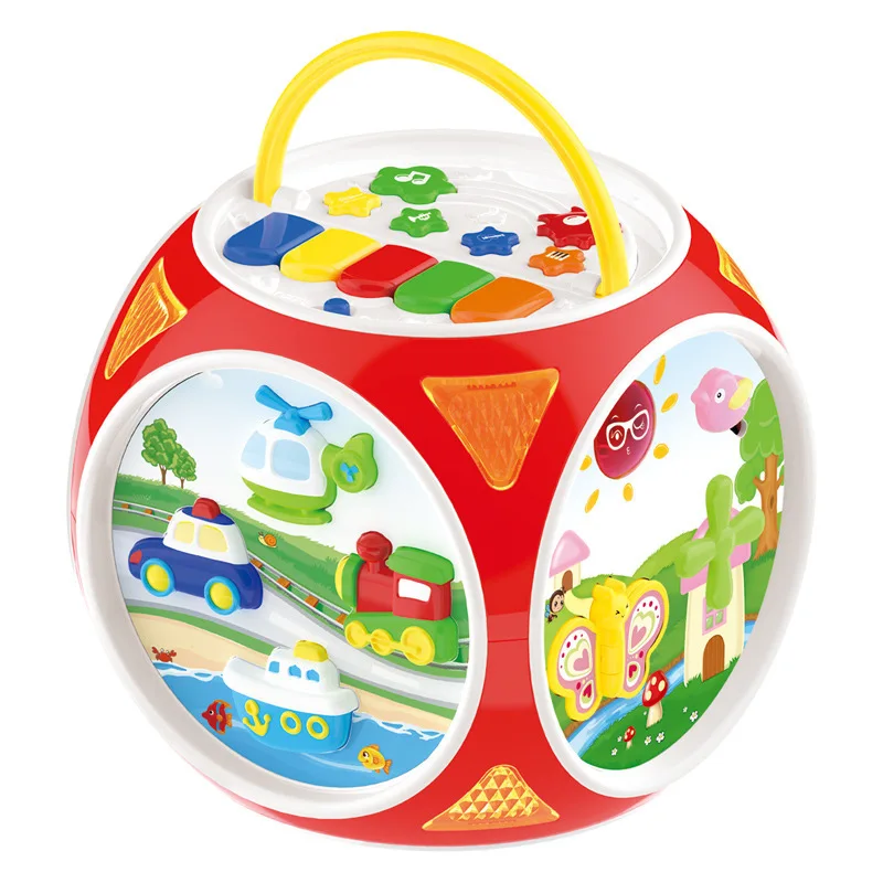 

Polaroid 1709 Infants Children Early Childhood Educational Multi-functional Hexahedron Toy Acumen Estates Are Game Table