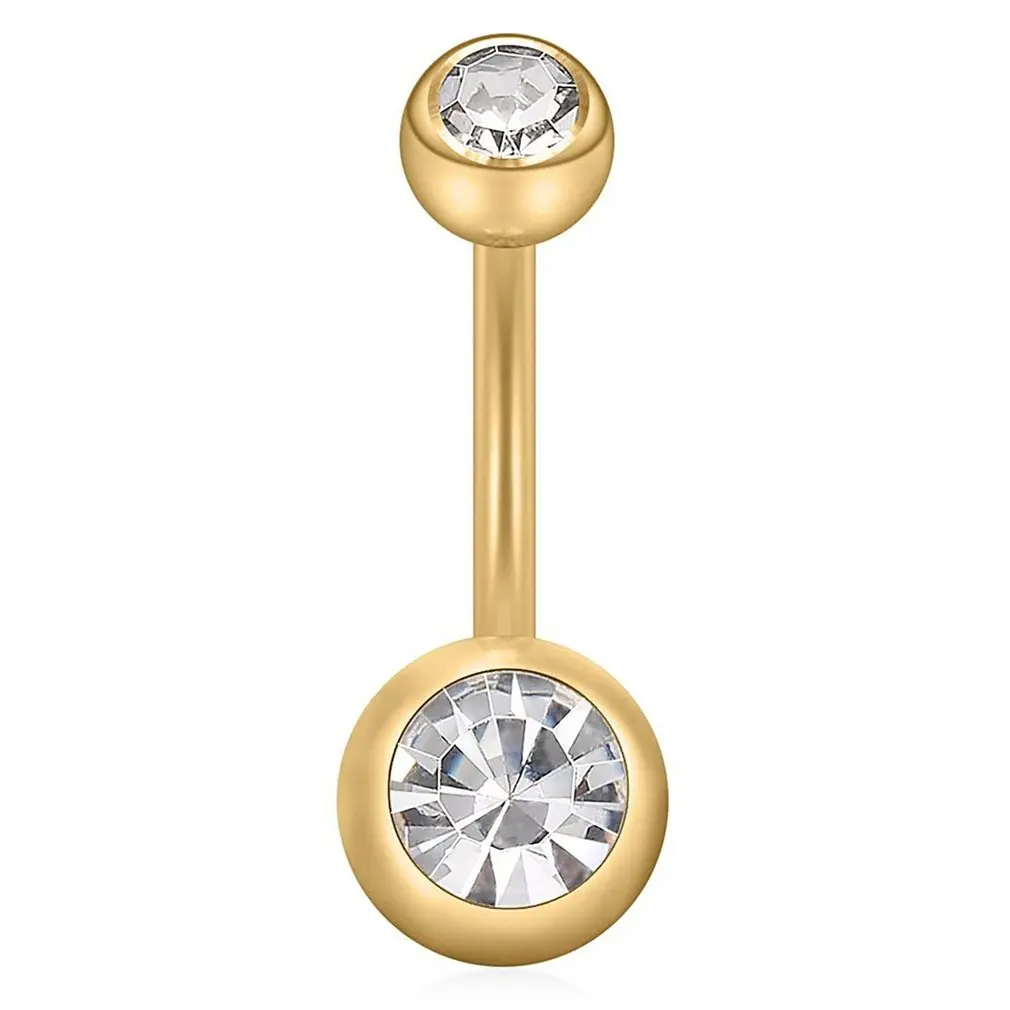 

Unique Zircon Piercing Navel Surgical Belly Button Rings Navel Piercing Belly Button Ring For Women Jewelry