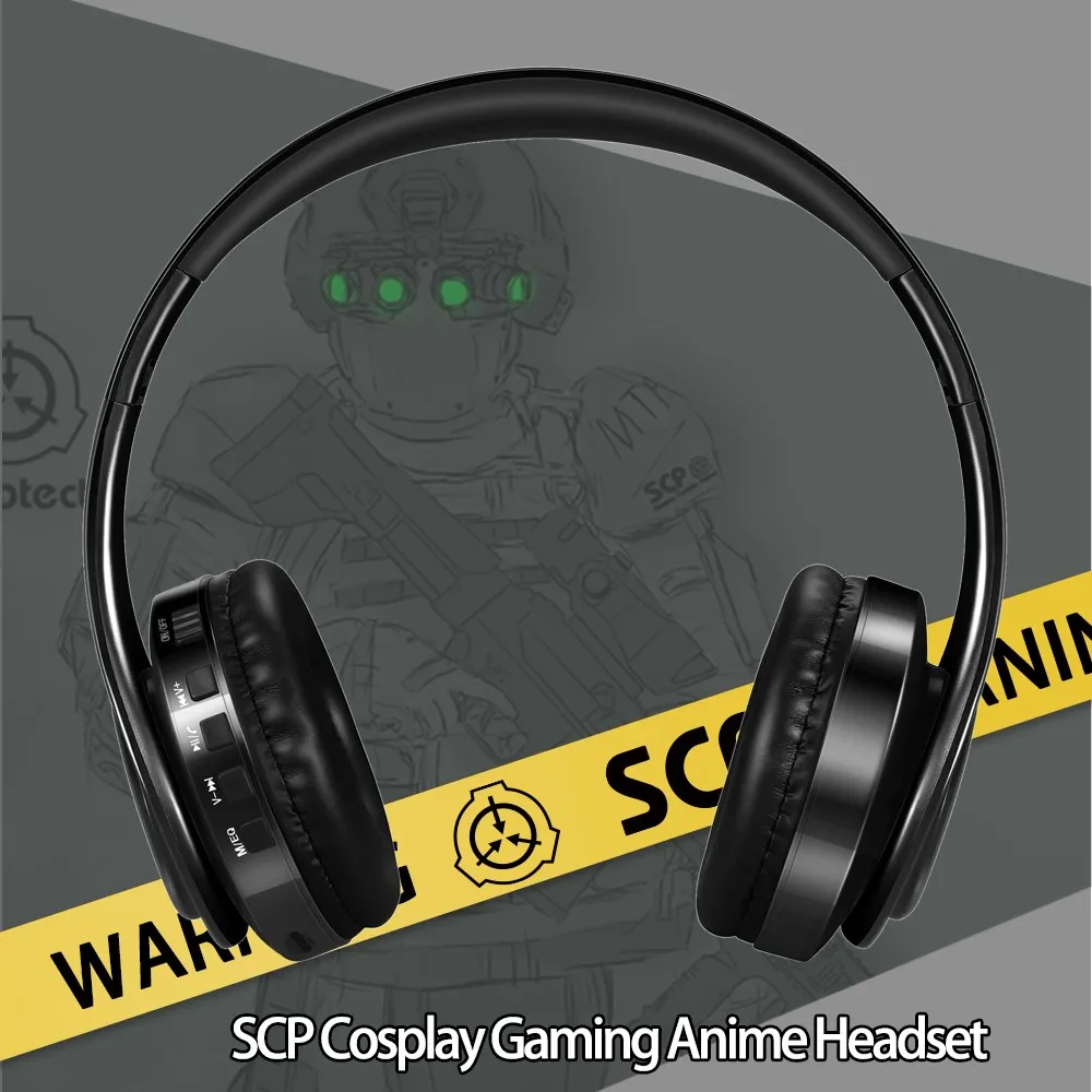 Scp-fone de Ouvido sem Fio para Celular Fone de Ouvido para Cosplay Anime Estéreo Telefone Móvel Imperdível V5.0 2d - Image 2