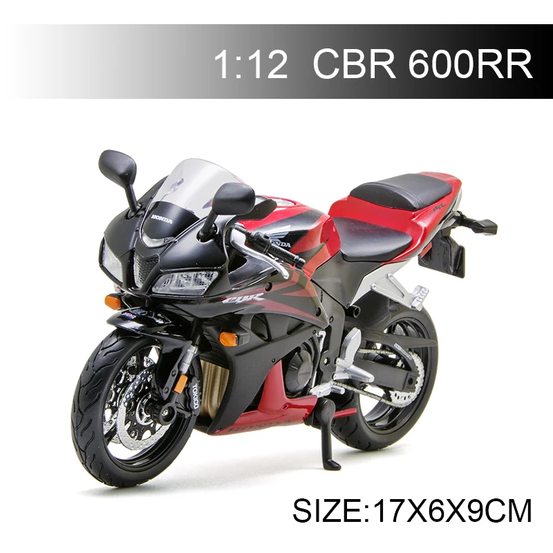 Модели мотоциклов MAISTO CBR 600RR красный масштаб 1:12 литая металлическая миниатюрная