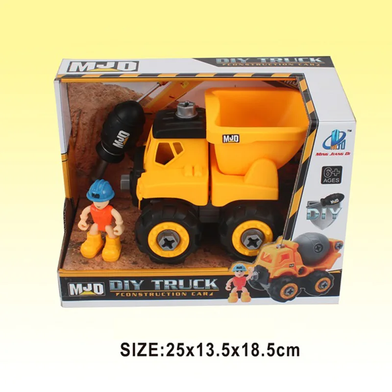 

Disassembly Engineering Vehicle Toy DIY Boy Deconstructable Excavator Assembly Educational Children Holiday Gift Toy