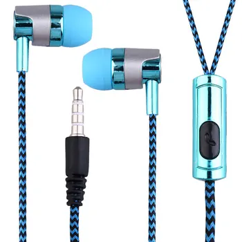 

Professional KY-38 200Hz-20000KHz 32 ohm Color Cloth Line Heavy Bass Sound In Ear Music Earphones Universal Mobile Phone Headset