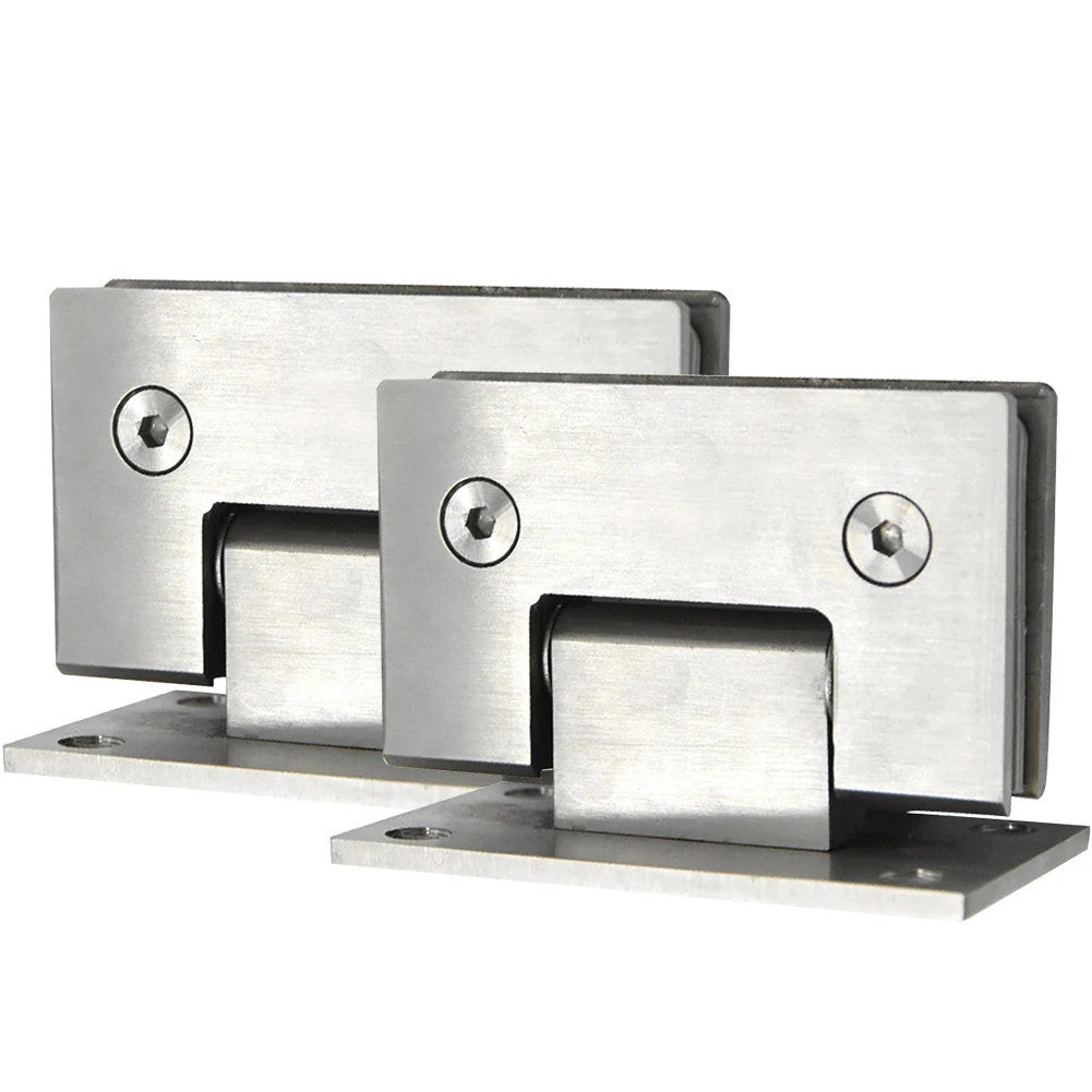 

90 Degree Stainless Steel Door Clamp Chrome Clip Glass Bracket Glass Clip Frameless Shower Door Clamp Door Fittings Durable