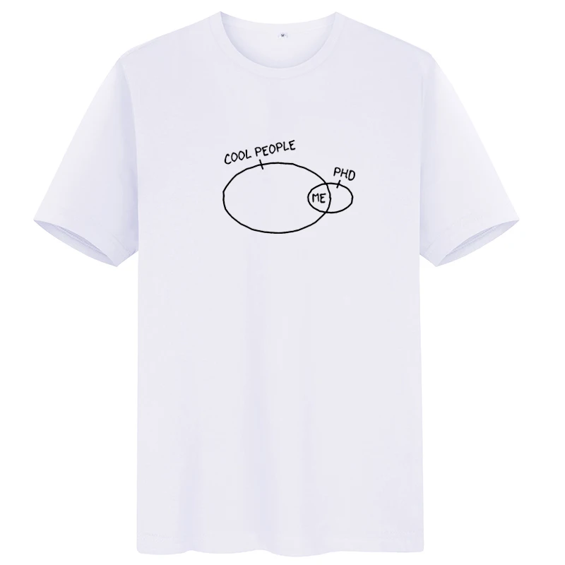 Srivb Cool People Phd Me женская футболка Tumblr 2019 летняя свободная с круглым вырезом Женская