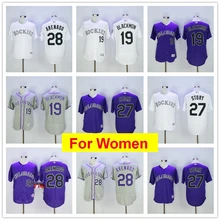 Женская футболка Colorado Nolan Arenado Charlie Blackmon Trevor Story FLEX& Cool Base