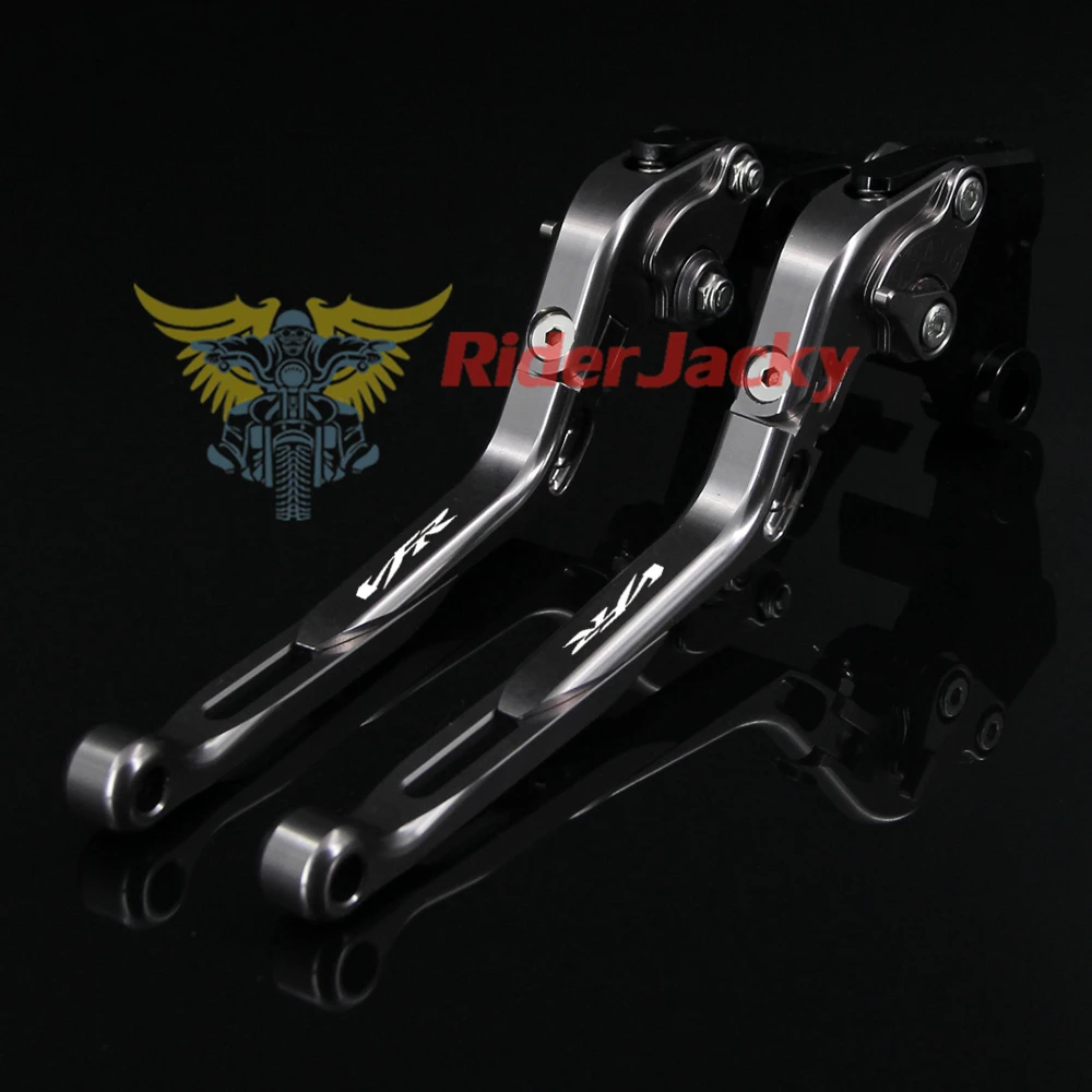 Logo VFR Full Titanium для Honda VFR 750 VFR750 1991-1997 1994 1995 1996 Складные выдвижные рычаги тормозной муфты с ЧПУ