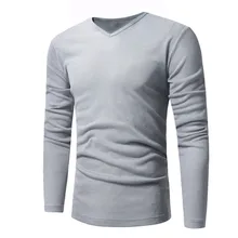 Осенне-зимние брендовые качественные хлопковые мужские свитера с v-образным вырезом пуловеры мужские однотонные свитера с вышивкой