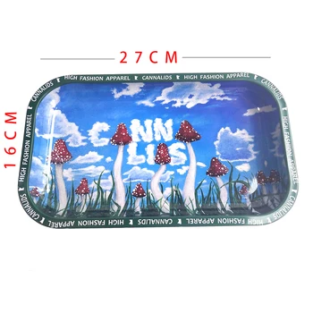 

Rolling tray tobacco storage plate cigarette machine discs for smoke gadgets for men herb grinder 27*16cm gift for boyfriend