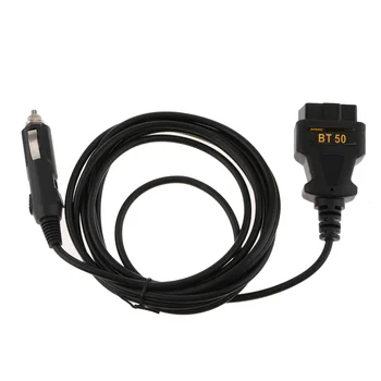 

3m Car Cable 12V OBD2 OBDII ECU Memory Saver Emergency Power Supply Cable Wire 16 Pin OBD Port & Cigarette Lighter Plug