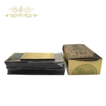 

100pcs/box Zimbabwe Banknotes Five Octillion Dollars Banknotes in 24k Gold Fake Banknotes
