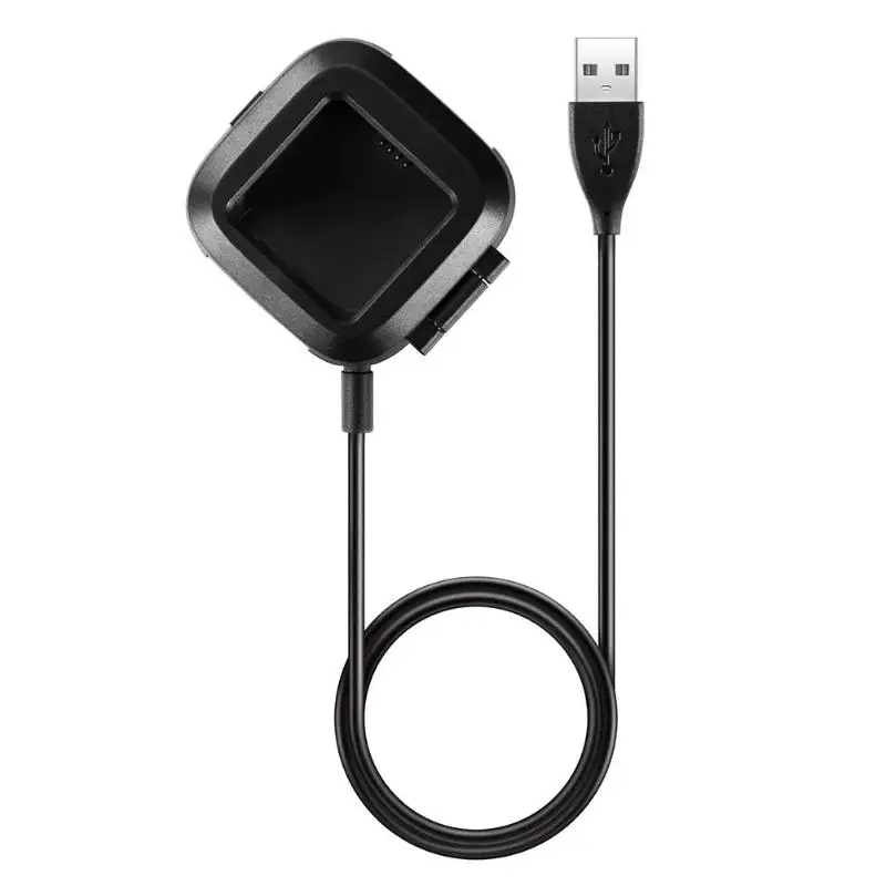 Зарядное устройство Док-станция адаптер 1 м USB кабель для Fitbit Versa 2 Smartwatch зарядное устройство коробка высокое качество