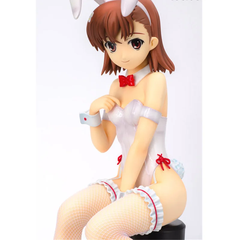 Toaru Kagaku No Railgun Misaka Mikoto Bunny экшн-фигурка девушки ПВХ игрушки коллекция кукла аниме мультфильм модель для рождественского подарка