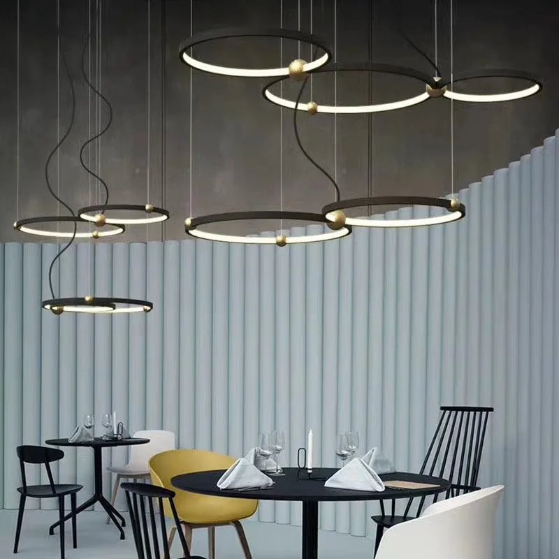 Lustra lampa современный подвесной светодиодный светильник скандинавский круглый