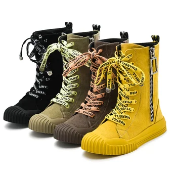 

Kid Girls Mid-Calf Boots 2020 New Fashion Zipper Toddler PU Leather Bootie Rubber Sole Little Girl Princess Shoes 3-14 Years