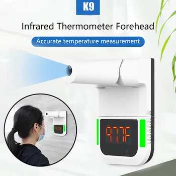 

Forehead Thermometer Adjustable Angle Non-Contact Infrared Temperature Measurement with Fever Alarm for Office Home Supermarke