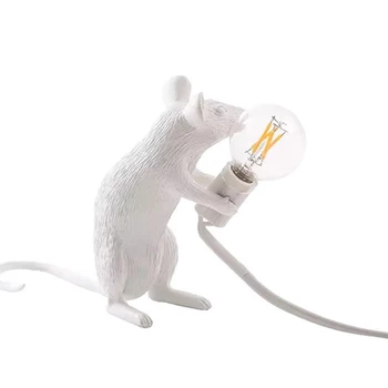 

Table Lamp Mouse Shape Resin Desk Light Bedside Lamp Lights Home Room Decor For Bedroom Living Room