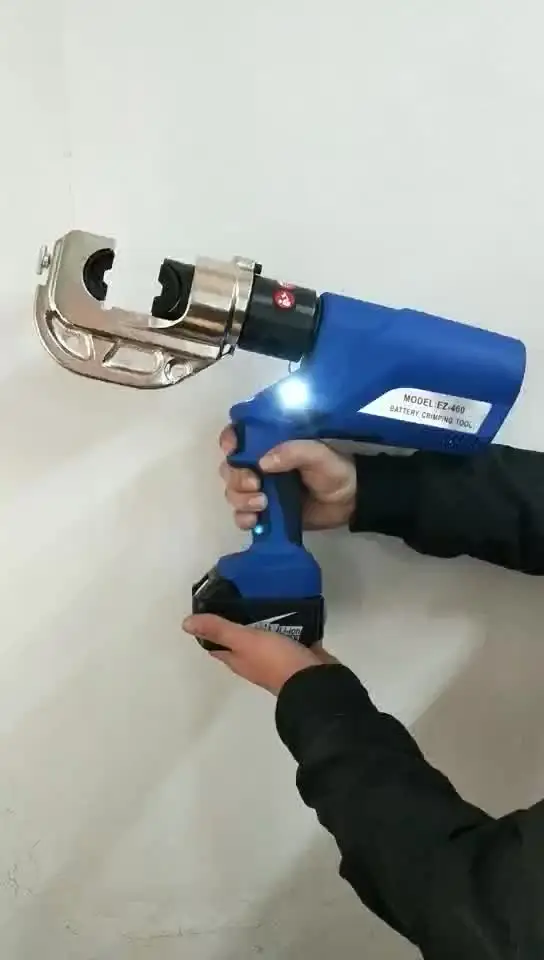 EZ-300 16-300mm2 high quality portable crimping tool battery 16 300mm2 pz300 rechargeable cable lug wire copper terminals hydraulic pliers portable crimping lithium electric crimping tool