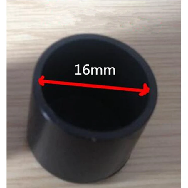 4pcs square silicone chair leg caps Non-slip Table Foot dust Cover Socks Floor Protector pads pipe plugs furniture leveling feet 16mm 4pcs