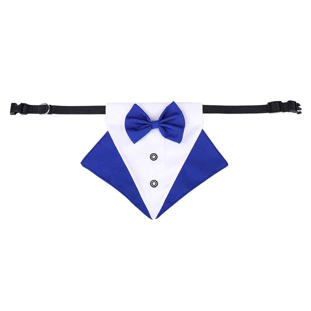 Title 46, Formal Dog Tuxedo Wedding Bandana Collar with B...