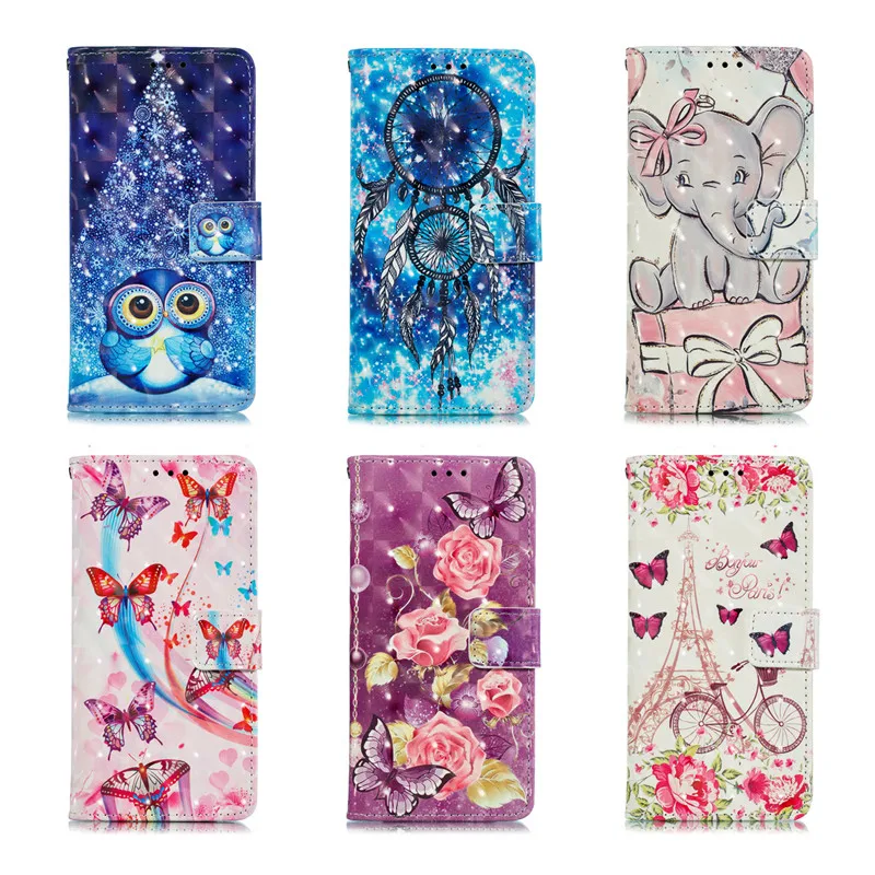 COOLY милый 3D мультяшный чехол для samsung Galaxy Note 10 Plus Note 9 Note10+ задняя крышка на магнитном кожаном кошельке флип-чехол для телефона