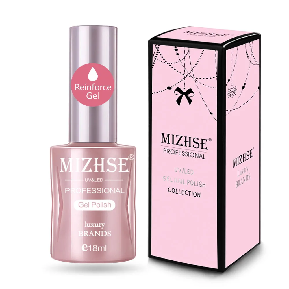 MIZHSE 18 мл УФ гель лак для ногтей светодиодный лак для ногтей для маникюра Vernis Полупостоянный Матовый верхний гель для базового покрытия лак для ногтей - Цвет: Reinforce Gel