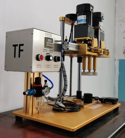 Полуавтоматический электрический спрей укупорочная машина+ многофункциональная бутылка укупорочная машина