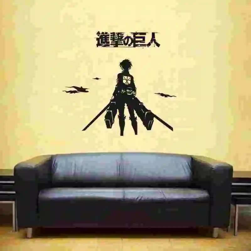Attack on Titan Wall Sticker Anime Car Decal Vinyl Stickers Decor Home