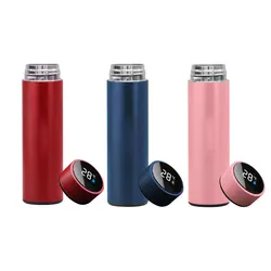 Bouteille Thermos intelligente de 500ml avec Logo et affichage de la température, tasse Thermo pour Porsche Panamera Macan Cayman 911 