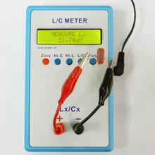 ЖК-дисплей профессиональный мультиметр измеритель емкости ручной Быстрый резонансный USB мощный легкий индуктивность стабильный цифровой