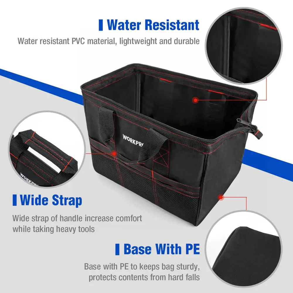 WORKPRO 2-Piece Tool Bag Combo 13