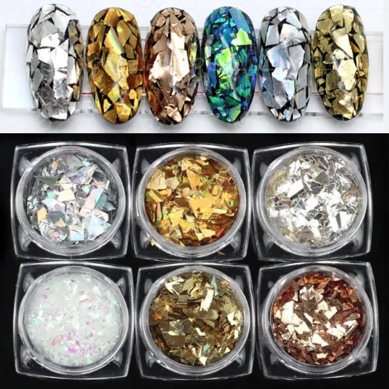 nail glitter B