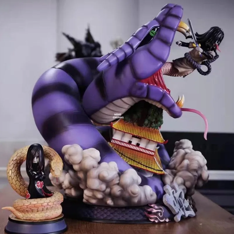 1" Статуя Наруто Orochimaru бюст konohagakurenosato полноразмерный портрет креативное украшение анимационная фигурка GK игрушечная коробка 36 см V230