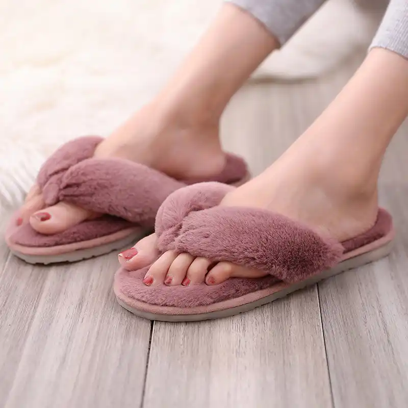 winter flip flop slippers