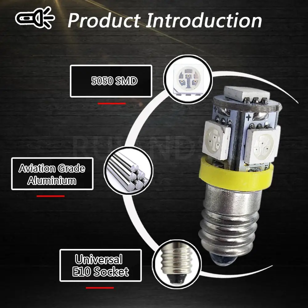 2x1 Вт 5050 5 SMD СВЕТОДИОДНЫЙ винтовой инструмент сигнальный индикатор маленькая